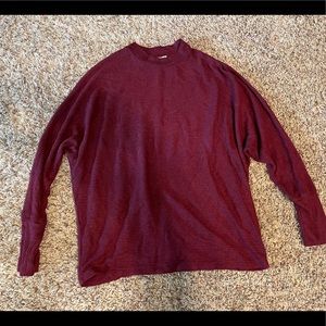 Pink rose red sweater